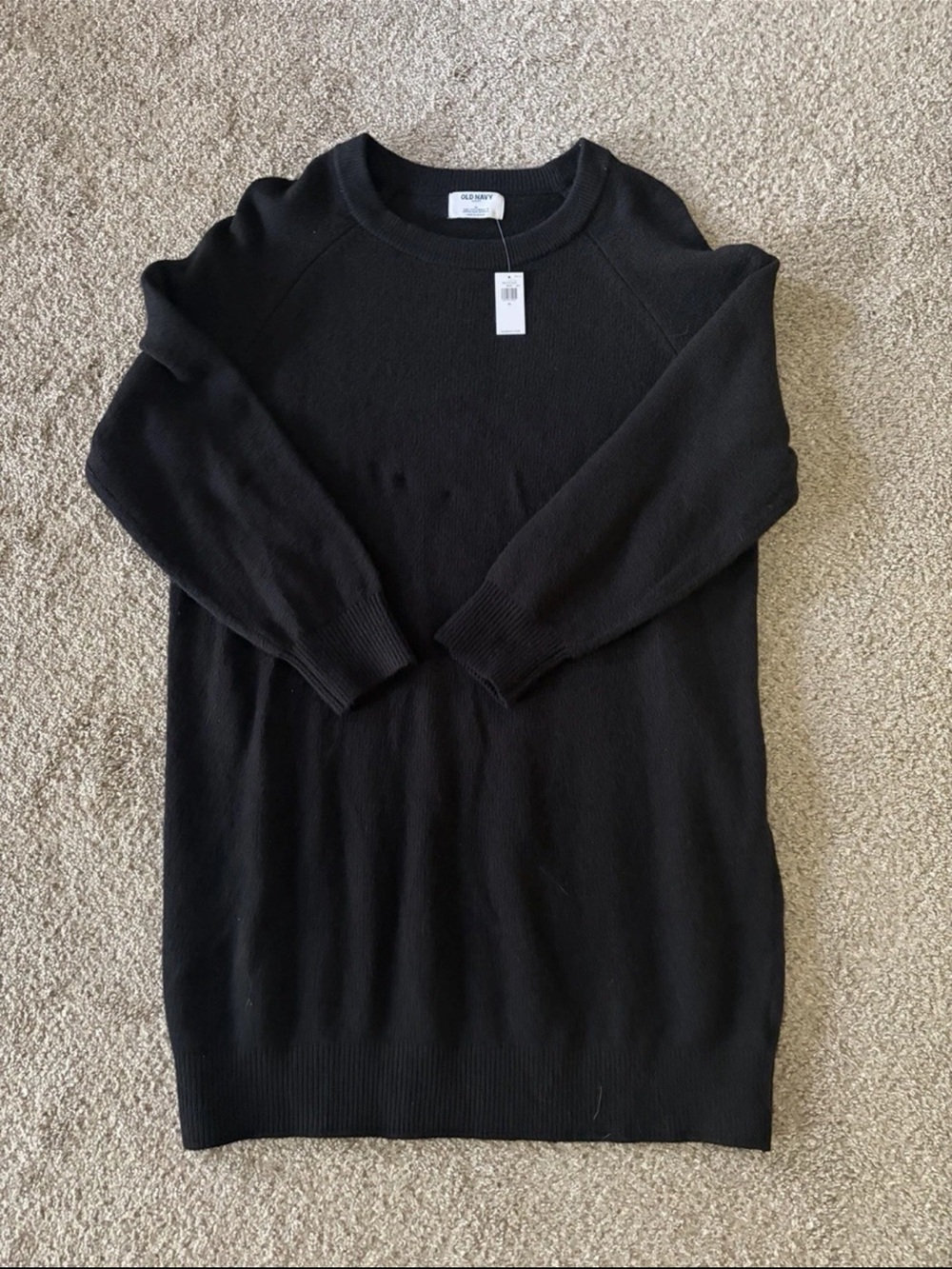 Classic Crewneck Black Sweater dress - Old Navy